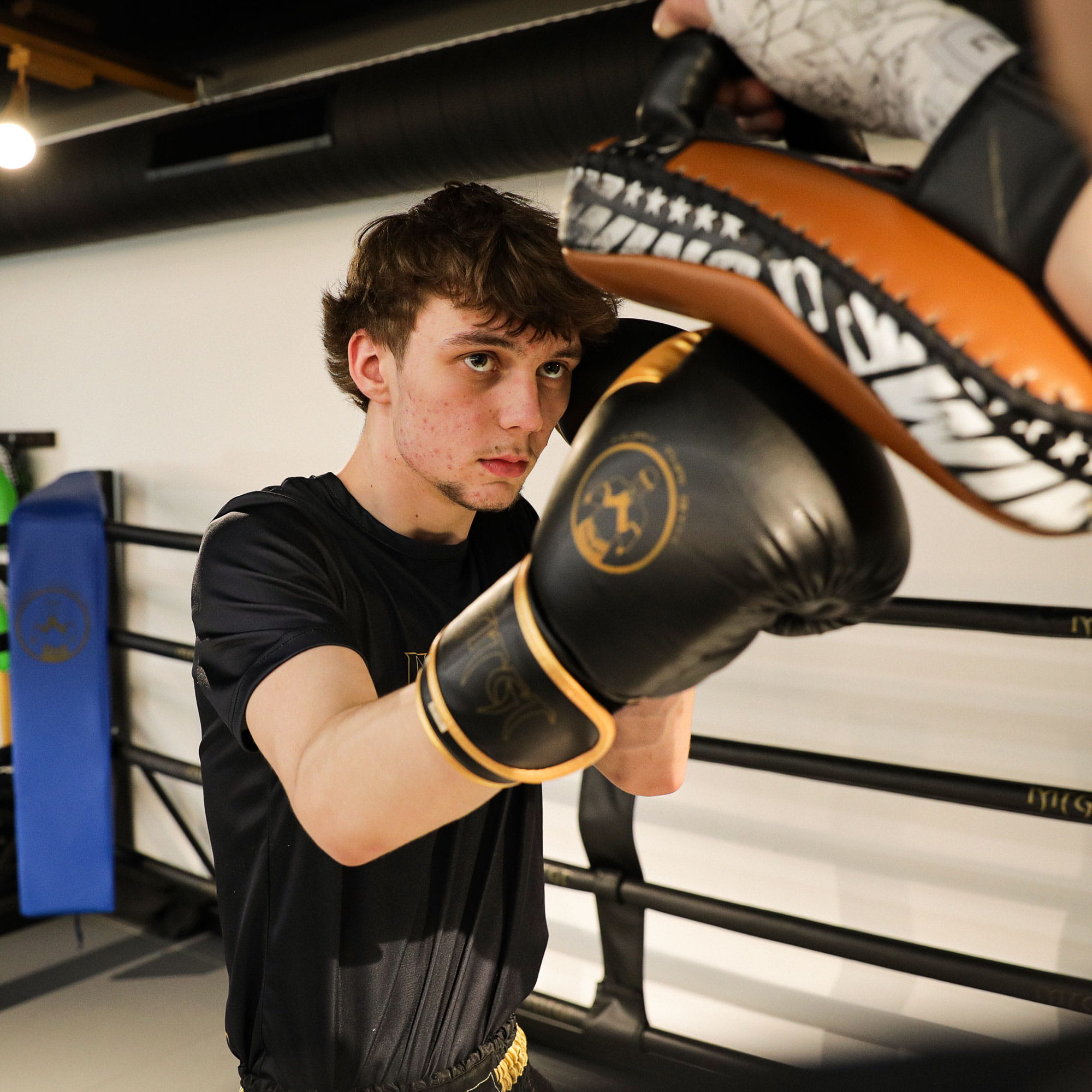 Muay Thai Techniktraining im Muay Thai Gym Thun